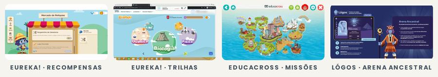 Eureka!, Educacross e Lógos