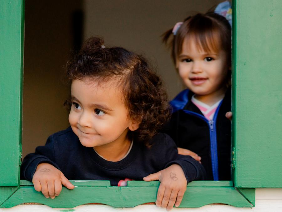 Alunas da Educação Infantil